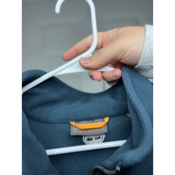 Timberland Blue/ Gray Full-Zip Fleece Sweatshirt/ Jacket Sz: Large - Picture 2 of 5